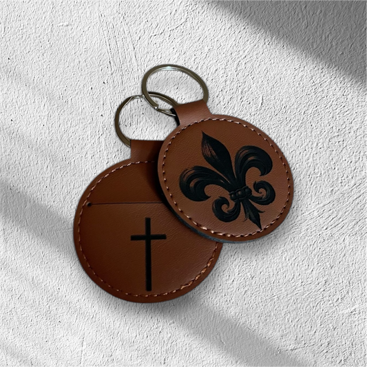 Fleur de lys x croix